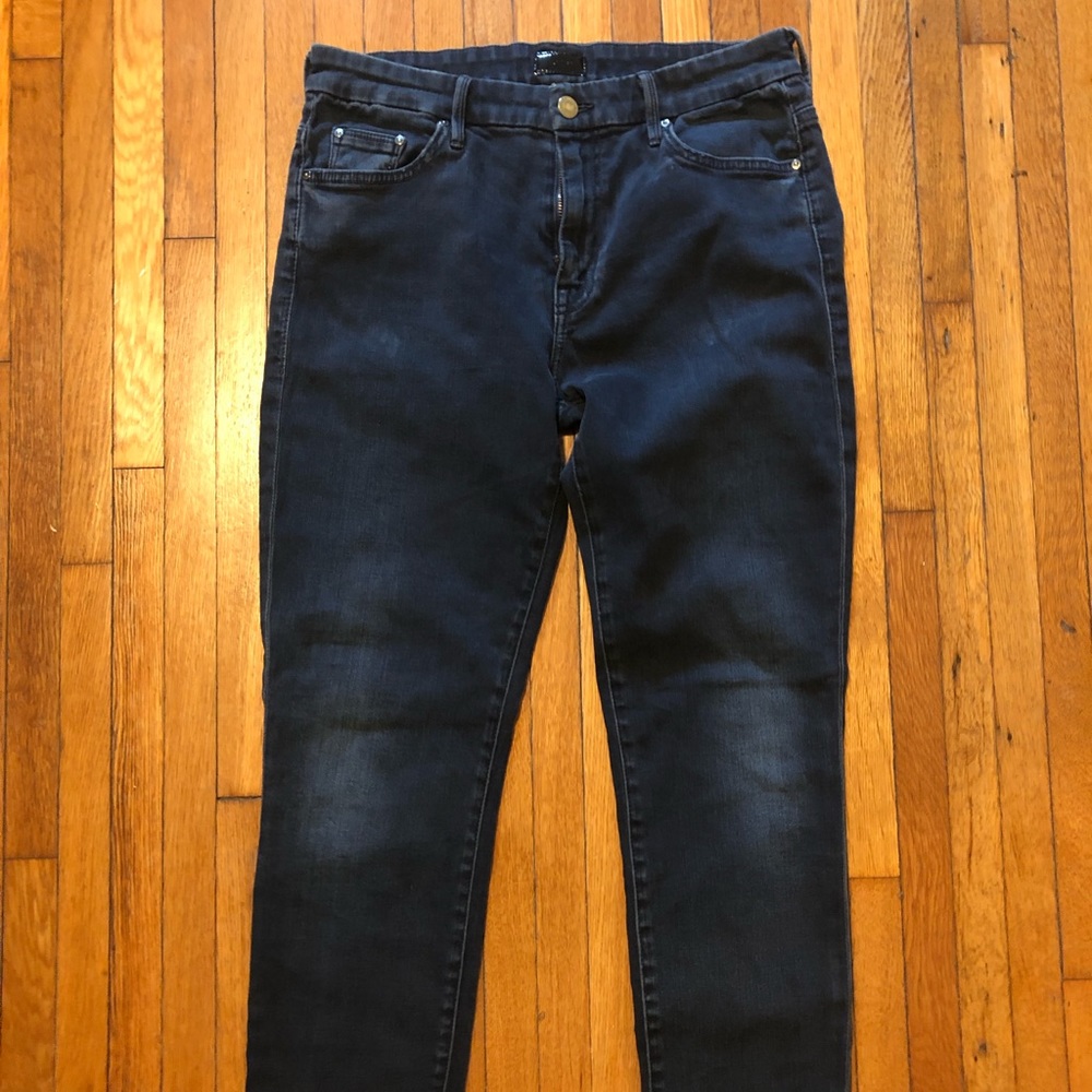 MOTHER Women's Straight Leg Jeans - Dark Blue